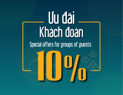 10% DISCOUNT FOR GROUP GUESTSA